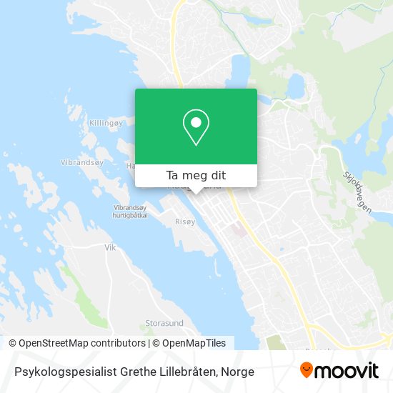Psykologspesialist Grethe Lillebråten kart