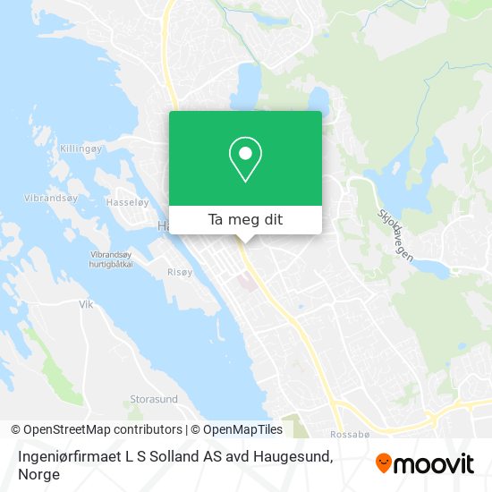 Ingeniørfirmaet L S Solland AS avd Haugesund kart