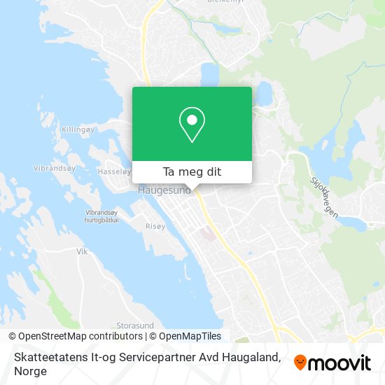 Skatteetatens It-og Servicepartner Avd Haugaland kart
