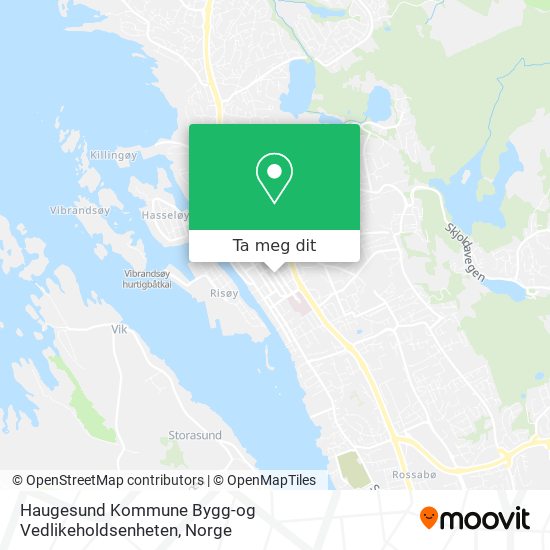 Haugesund Kommune Bygg-og Vedlikeholdsenheten kart