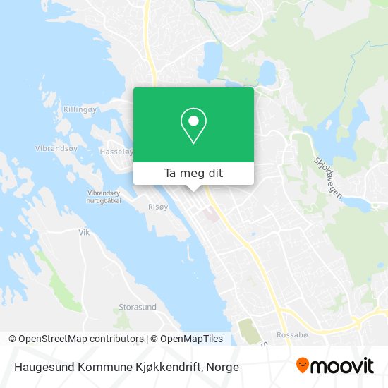 Haugesund Kommune Kjøkkendrift kart