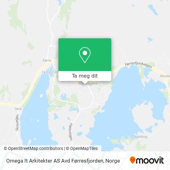 Omega It Arkitekter AS Avd Førresfjorden kart