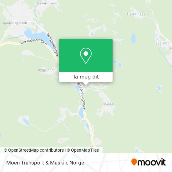 Moen Transport & Maskin kart