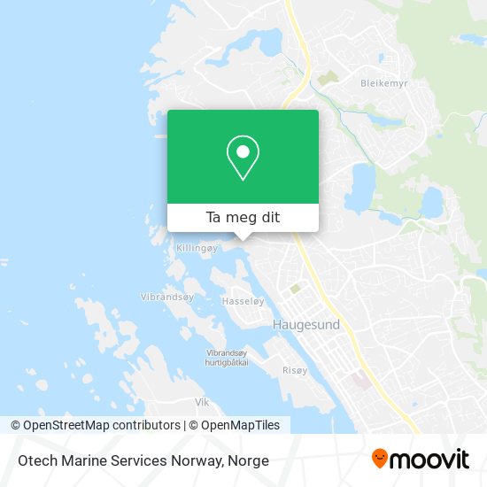 Otech Marine Services Norway kart