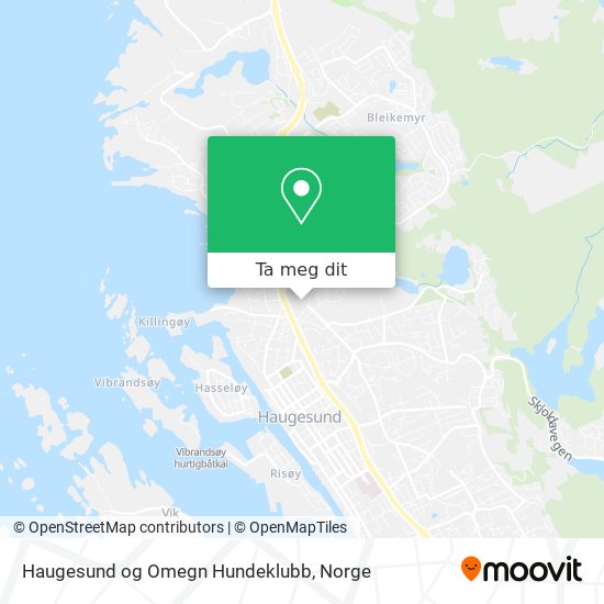 Haugesund og Omegn Hundeklubb kart