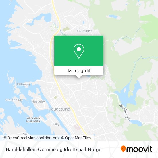 Haraldshallen Svømme og Idrettshall kart