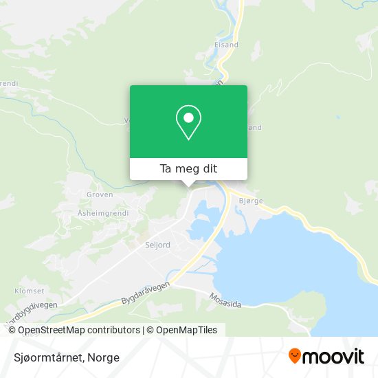 Sjøormtårnet kart