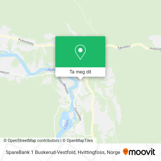 SpareBank 1 Buskerud-Vestfold, Hvittingfoss kart