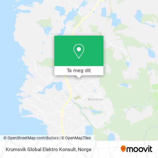 Krumsvik Global Elektro Konsult kart