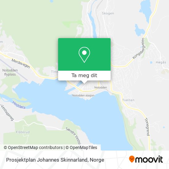Prosjektplan Johannes Skinnarland kart