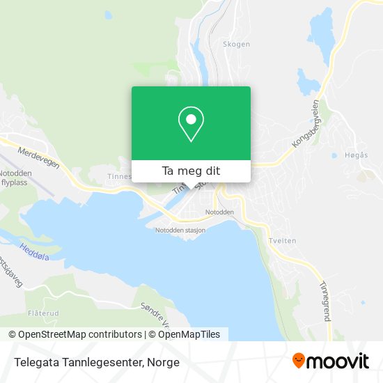 Telegata Tannlegesenter kart