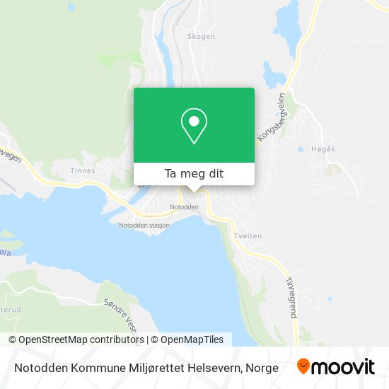 Notodden Kommune Miljørettet Helsevern kart