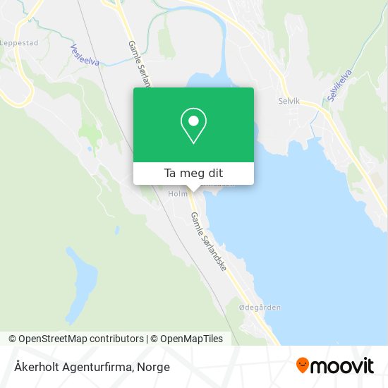 Åkerholt Agenturfirma kart