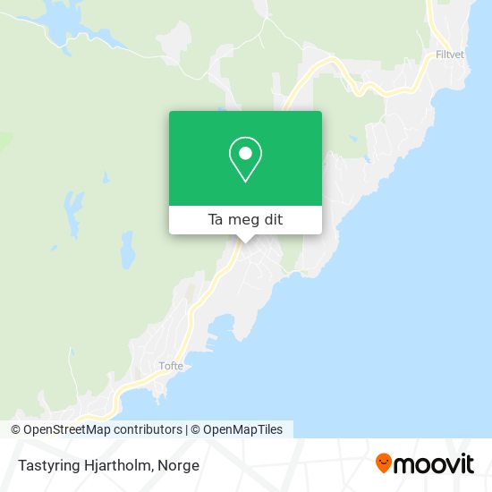 Tastyring Hjartholm kart