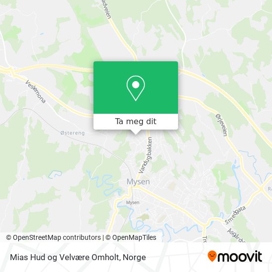 Mias Hud og Velvære Omholt kart