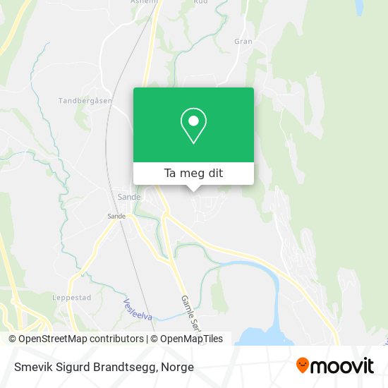 Smevik Sigurd Brandtsegg kart