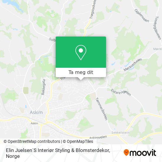Elin Juelsen´S Interiør Styling & Blomsterdekor kart