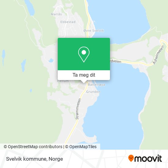 Svelvik kommune kart
