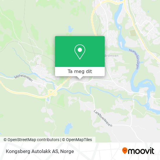 Kongsberg Autolakk AS kart