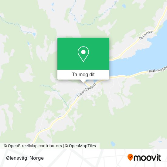 Ølensvåg kart