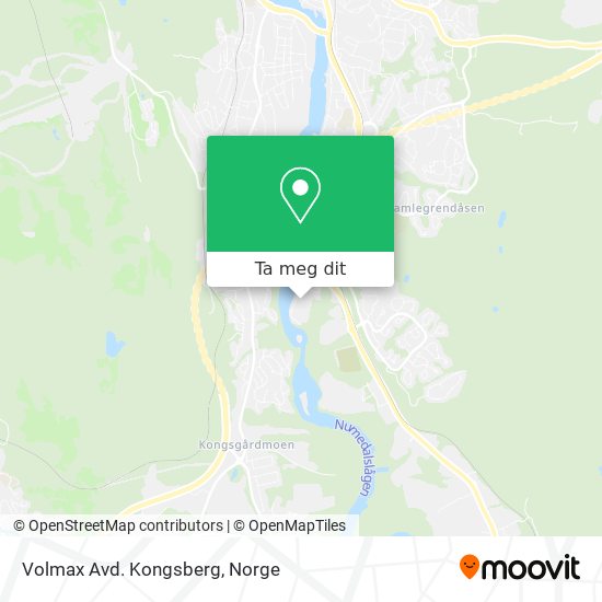 Volmax Avd. Kongsberg kart