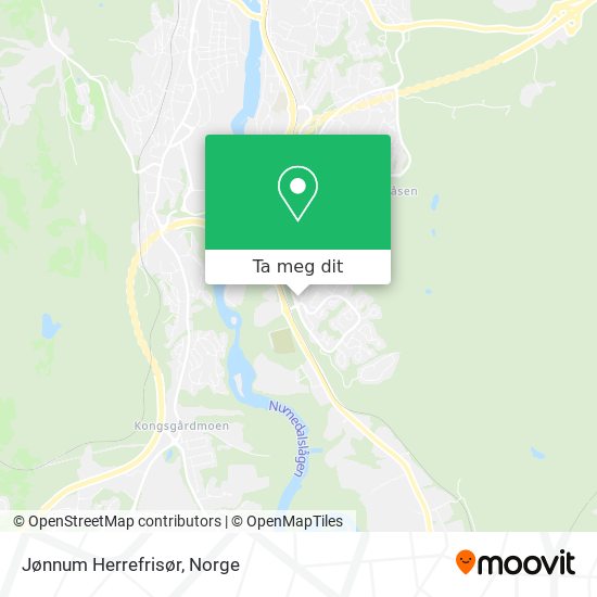 Jønnum Herrefrisør kart