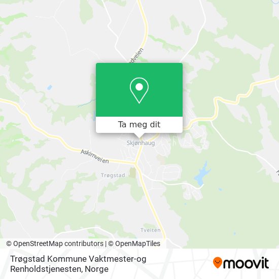 Trøgstad Kommune Vaktmester-og Renholdstjenesten kart