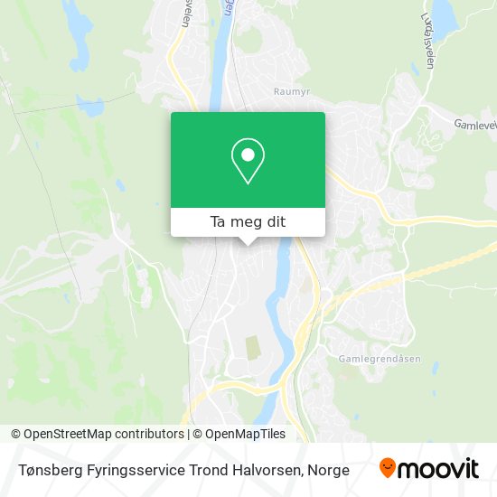 Tønsberg Fyringsservice Trond Halvorsen kart