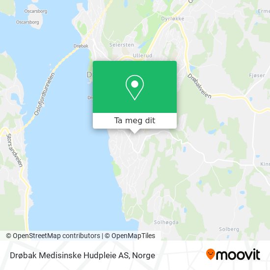 Drøbak Medisinske Hudpleie AS kart