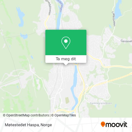 Møtestedet Haspa kart