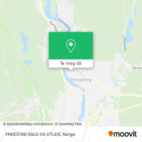 YNDESTAD SALG OG UTLEIE kart