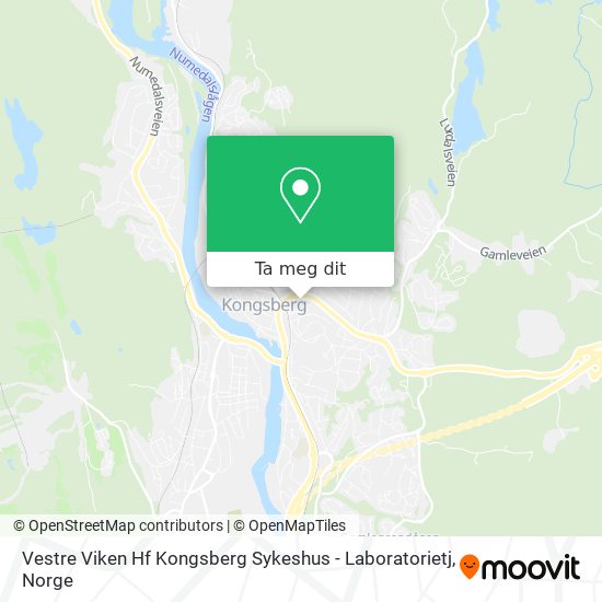 Vestre Viken Hf Kongsberg Sykeshus - Laboratorietj kart