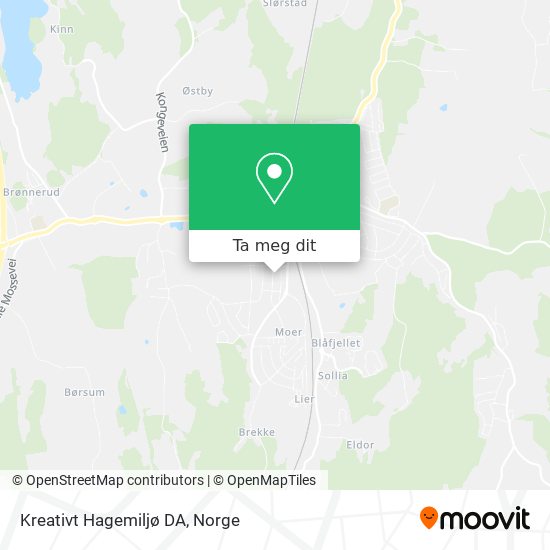 Kreativt Hagemiljø DA kart