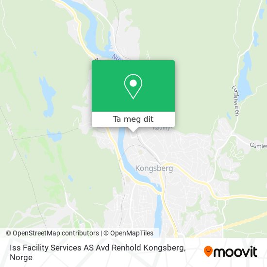 Iss Facility Services AS Avd Renhold Kongsberg kart