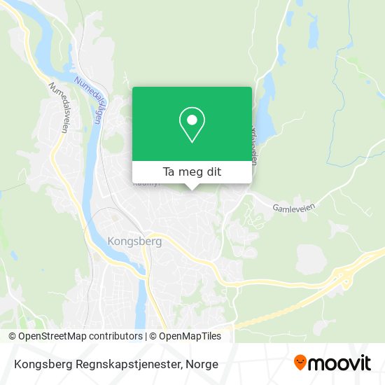 Kongsberg Regnskapstjenester kart