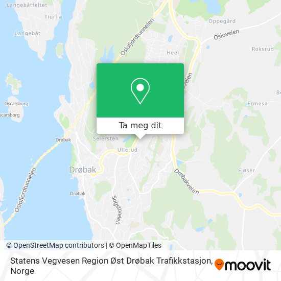 Statens Vegvesen Region Øst Drøbak Trafikkstasjon kart