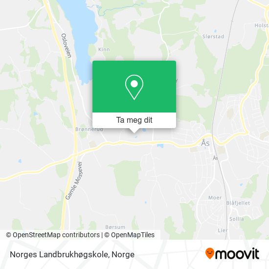 Norges Landbrukhøgskole kart