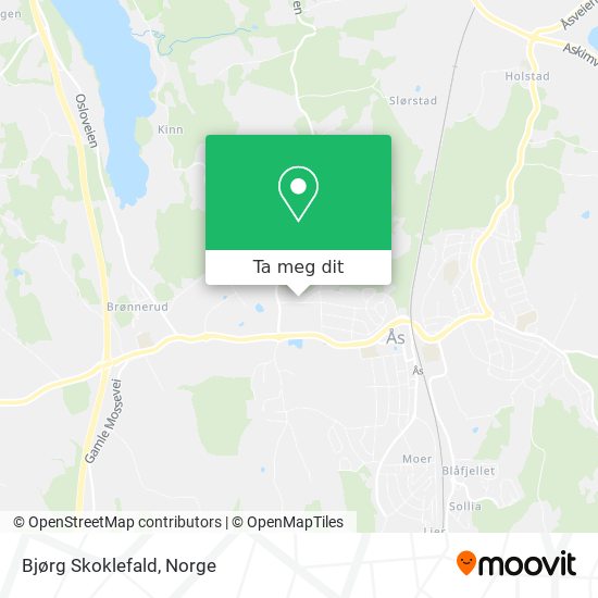 Bjørg Skoklefald kart