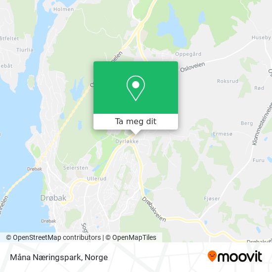 Måna Næringspark kart