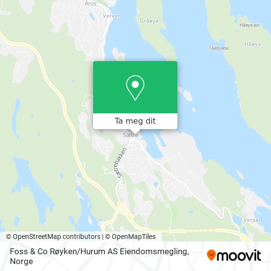 Foss & Co Røyken / Hurum AS Eiendomsmegling kart