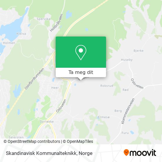 Skandinavisk Kommunalteknikk kart