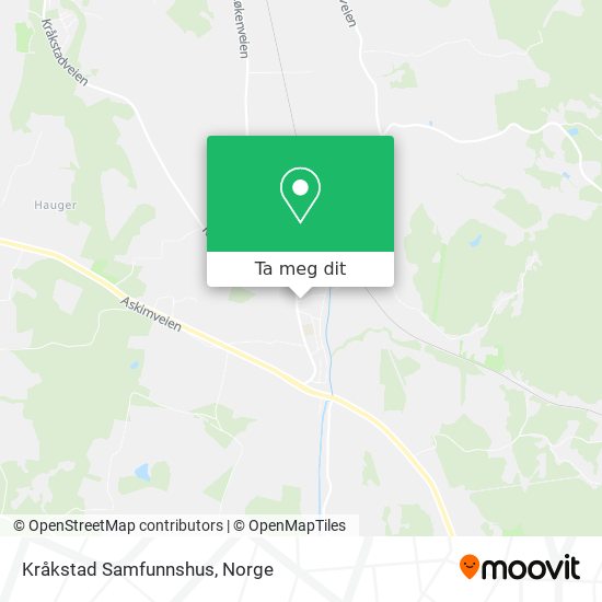 Kråkstad Samfunnshus kart