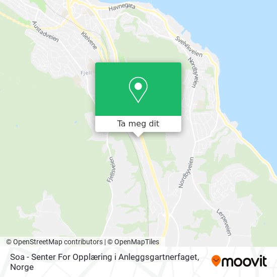Soa - Senter For Opplæring i Anleggsgartnerfaget kart