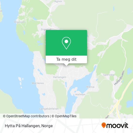 Hytta På Hallangen kart