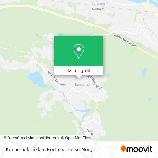 Konnerudklinikken Kortreist Helse kart