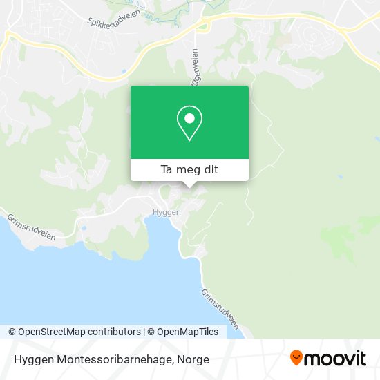 Hyggen Montessoribarnehage kart