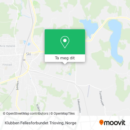 Klubben Fellesforbundet Trioving kart