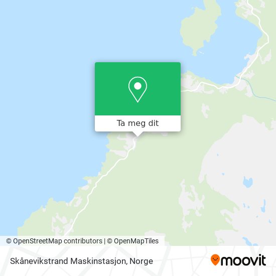 Skånevikstrand Maskinstasjon kart