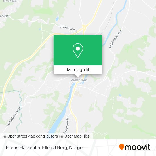 Ellens Hårsenter Ellen J Berg kart