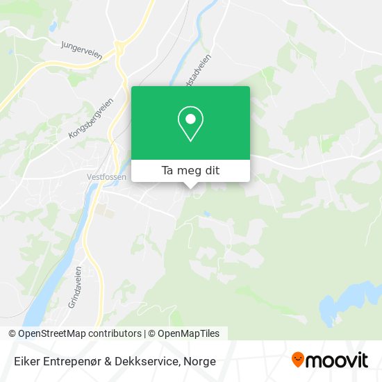 Eiker Entrepenør & Dekkservice kart